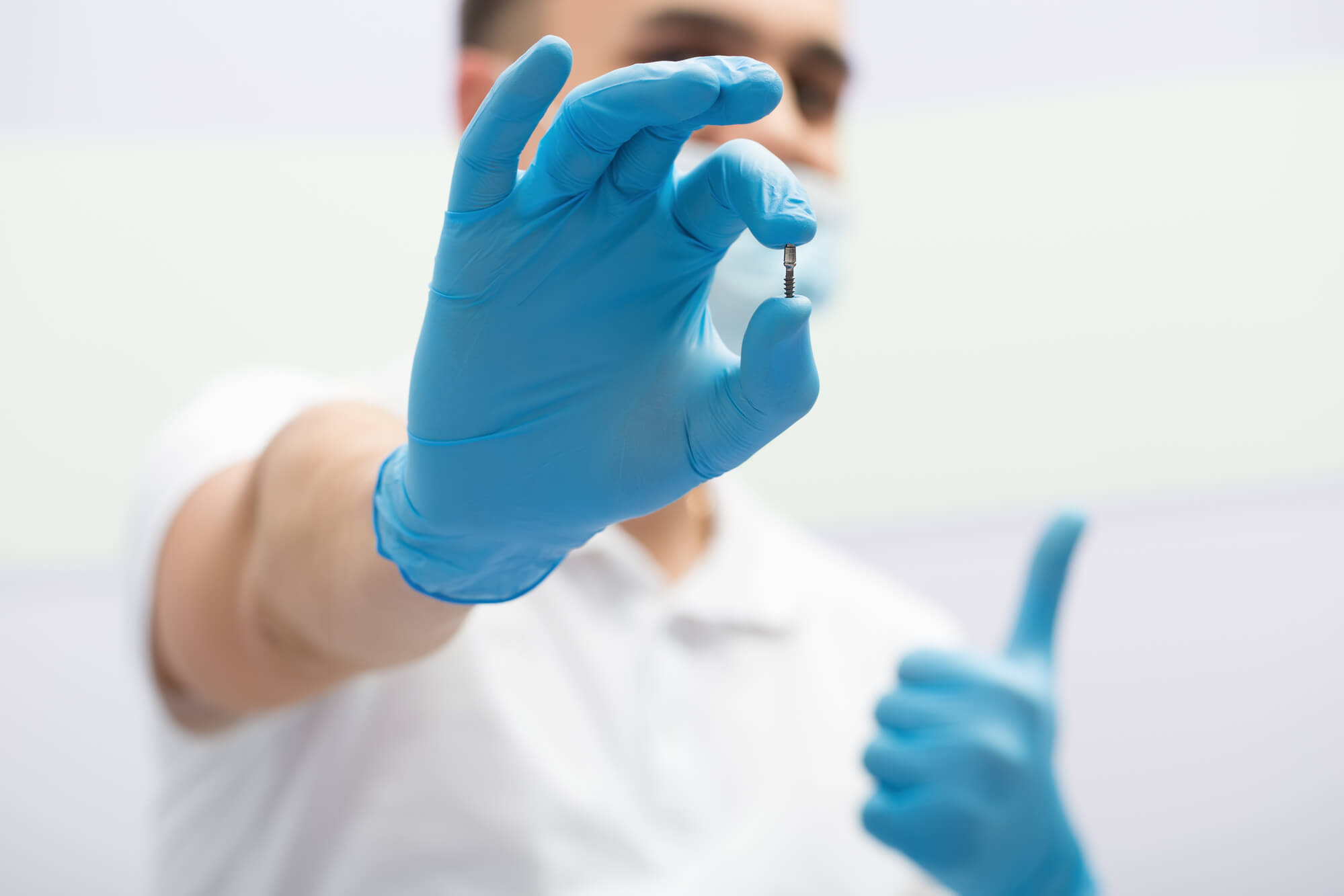 titanium post of dental implants in 76210